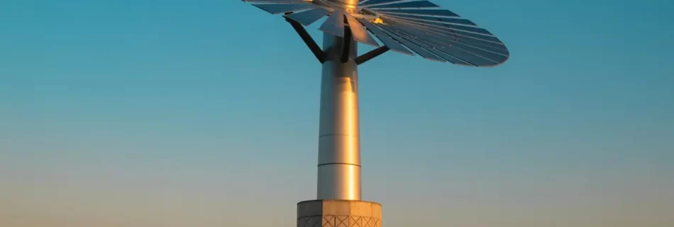Torre de iluminação solar