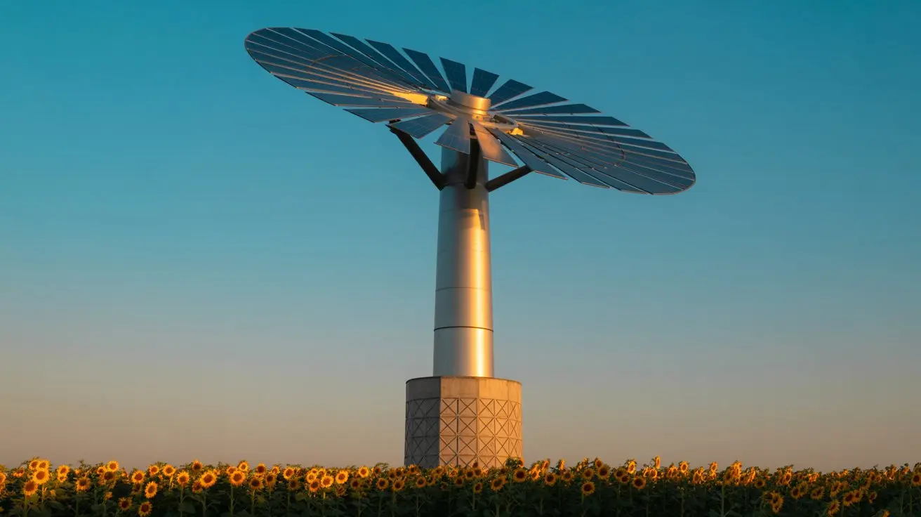 Torre de iluminação solar