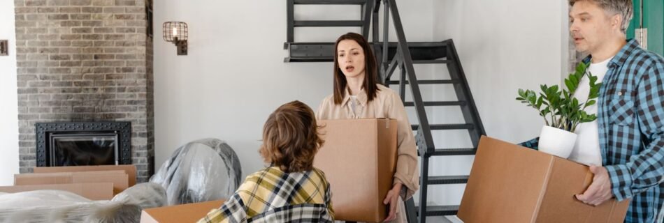 Desempacotar a nova casa rapidamente